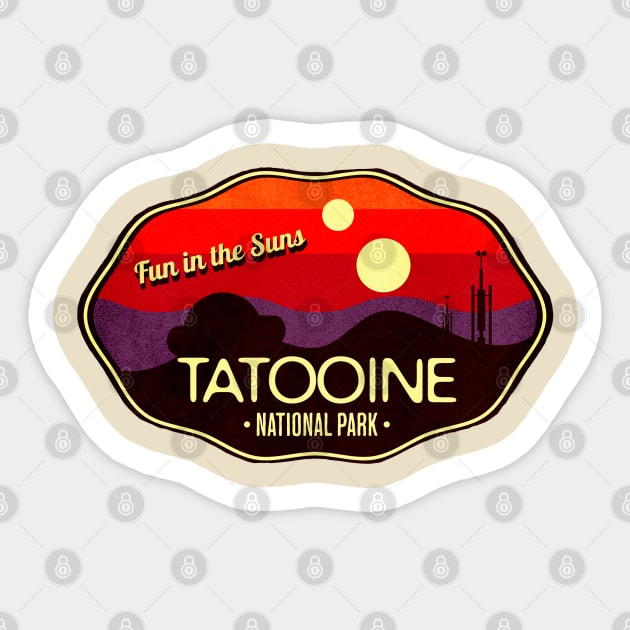 Tatooine Sticker by Polynesian Vibes